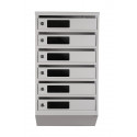 Mailbox for 6 apartments (YP-06-C gray)