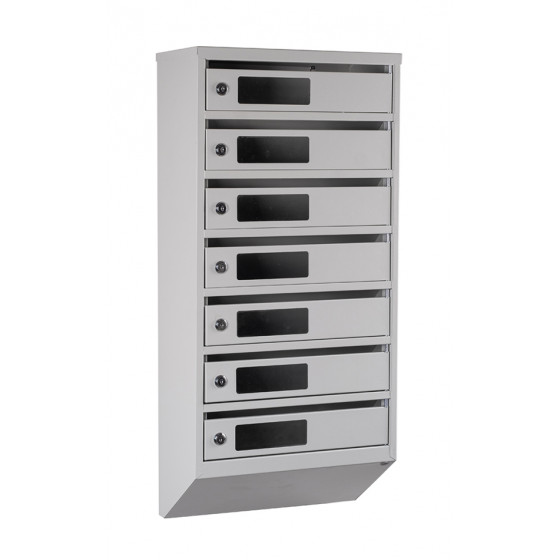 Mailbox for 7 apartments (YP-07-C gray)