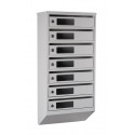 Mailbox for 7 apartments (YP-07-C gray)