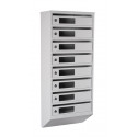 Mailbox for 8 apartments (YP-08-C gray)