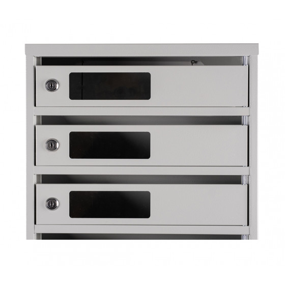 Mailbox for 8 apartments (YP-08-C gray)