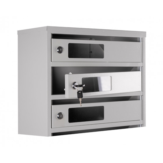 Mailbox for 8 apartments (YP-08-C gray)