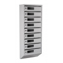 Mailbox for 9 apartments (YP-09-C gray)