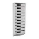 Mailbox for 10 apartments (YP-10-C beige)