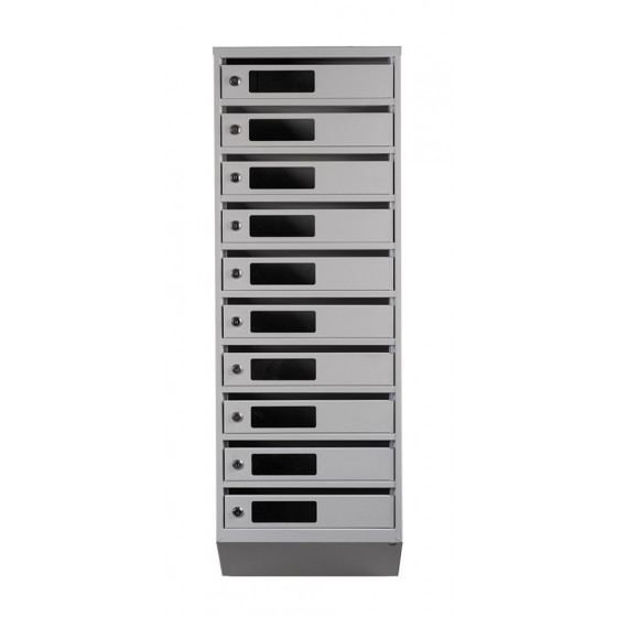 Mailbox for 10 apartments (YP-10-C beige)