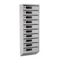Mailbox for 10 apartments (YP-10-C beige)