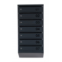 Mailbox for 7 apartments (YP-07-B anthracite)