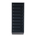 Mailbox for 9 apartments (YP-09-B anthracite)