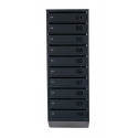 Mailbox for 10 apartments (YP-10-B anthracite)