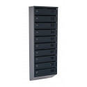 Mailbox for 10 apartments (YP-10-B anthracite)