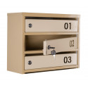 Mailbox for 10 apartments (YP-10-B beige)