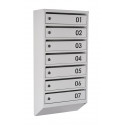 Mailbox for 7 apartments (YP-07-B gray)