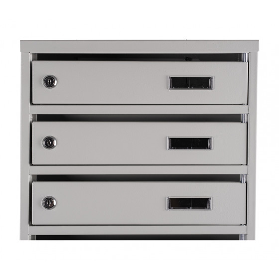 Mailbox for 4 apartments (YP-04-A gray)