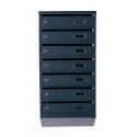 Mailbox for 7 apartments (YP-07-A anthracite)