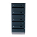Mailbox for 8 apartments (YP-08-A anthracite)