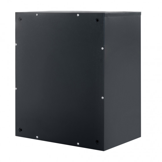 Mailbox for 4 apartments anthracite (E2-F stainless steel)