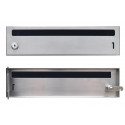 Mailbox for 5 apartments anthracite (E1-F stainless steel)