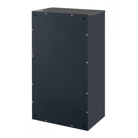 Mailbox for 6 apartments anthracite (E2-F stainless steel)
