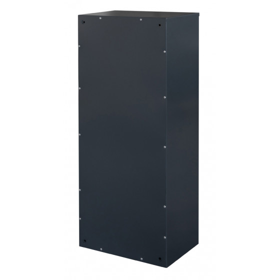 Mailbox for 8 apartments anthracite (E2-F stainless steel)