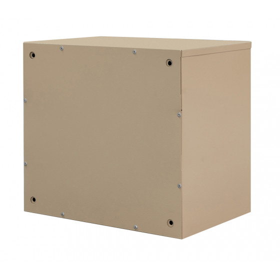 Mailbox for 3 apartments beige (E2-F stainless steel)