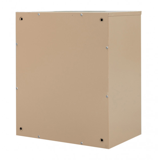 Mailbox for 4 apartments beige (E2-F stainless steel)