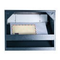 Mailbox for 3 apartments anthracite (E1-F stainless steel)
