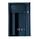 Metal safe for storing a rifles with a tray for cartridges – Levmetal SZ-160.3/M (Anthracite)