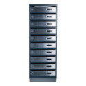 Mailbox for 10 apartments (YP-10-A anthracite stainless steel)