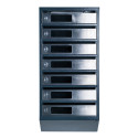 Mailbox for 7 apartments (YP-07-C anthracite-gray)