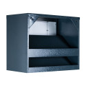 Ящик почтовый на 9 квартир (ЯП-09-C антрацит-нержавейка)