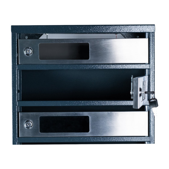 Mailbox for 8 apartments (YP-08-D anthracite stainless steel)