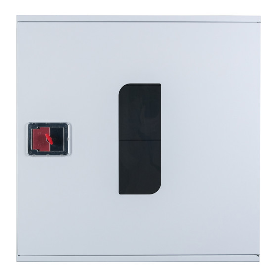 Fire cabinet ShP-N 60/60 BV (mounted, white, window, 600x600x230)