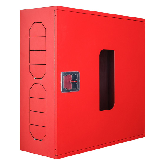 Fire cabinet ShP-NS 60/60 ChV (mounted, red, window, 600x600x230)