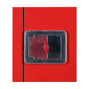 Fire cabinet ShP-NS 60/60 ChV (mounted, red, window, 600x600x230)