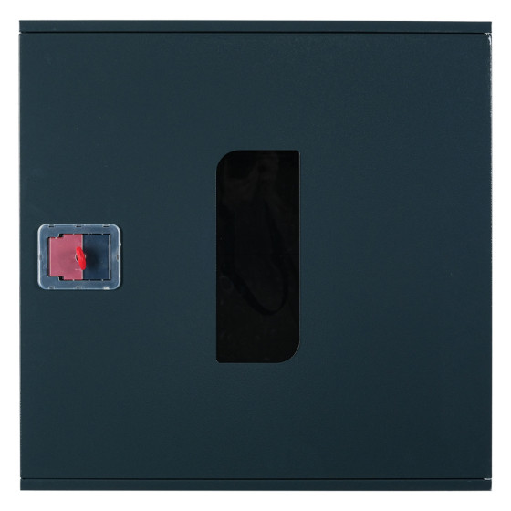 Fire cabinet ShP-N 60/60 BV (mounted, anthracite, window, 600x600x230)