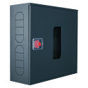 Fire cabinet ShP-N 60/60 BV (mounted, anthracite, window, 600x600x230)