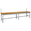 Dressing room bench with hanger, one-sided (LG-4-2000)