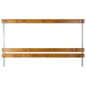 Dressing room bench with hanger, one-sided (LG-4-2000)