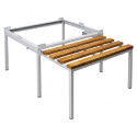 Bench with a stand for a metal cabinet (LG-7-400)